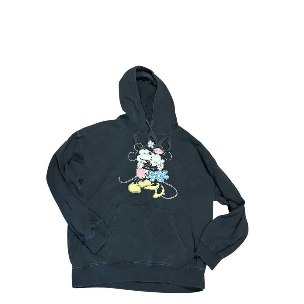 Disney retro vintage Mickey & Minnie love sweatshirt hoodie XL